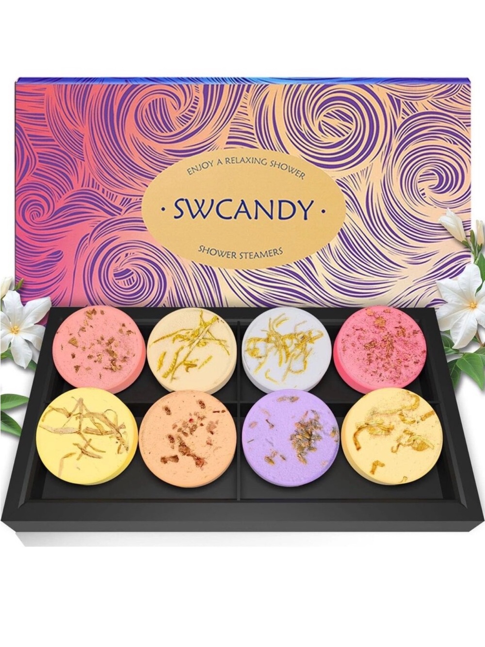 SWCANDY Shower Steamers Aromatherapy 8 Pack